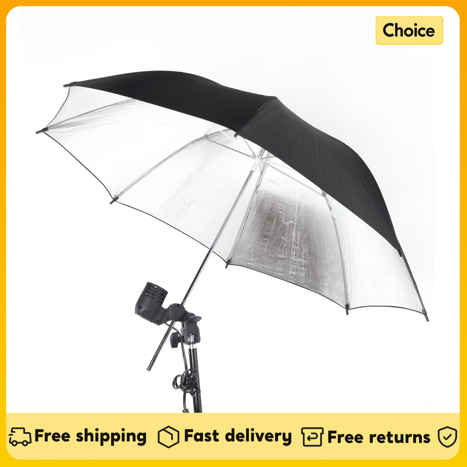 Photography Lighting With Flash - 83cm/ 33inch Studio Reflector Umbrella Studio