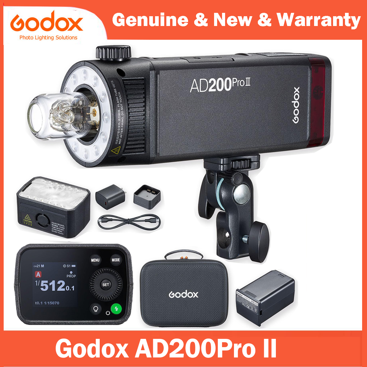 Godox AD200 Pro II Flash Strob - Photography Lighting Kit Godox avis et prix