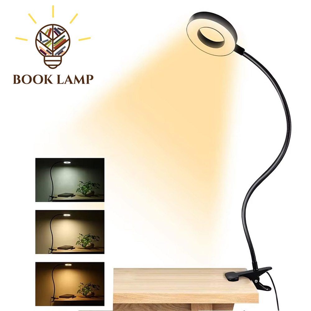 48 LEDs Clip on Desk Lamp 360° - Photography Lighting Book avis et prix