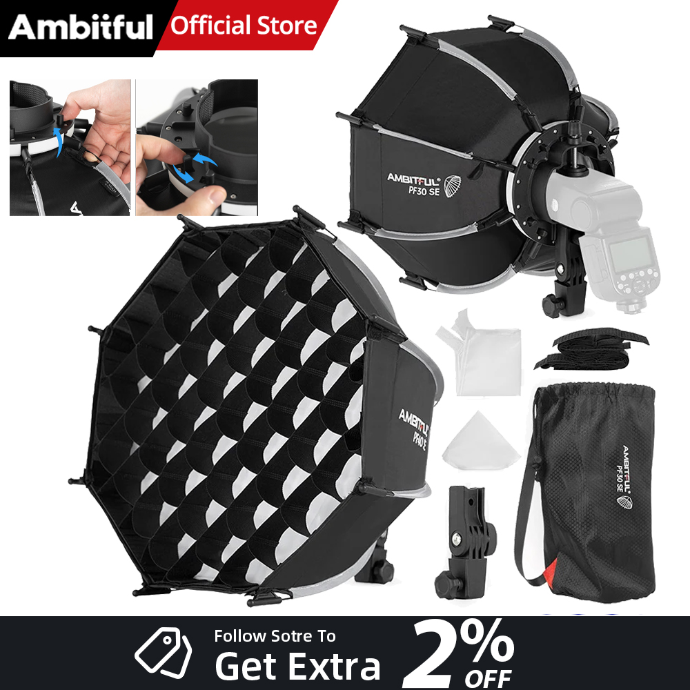 AMBITFUL PF30/PF40 30cm /40cm  - Godox Speedlite Flash avis et prix