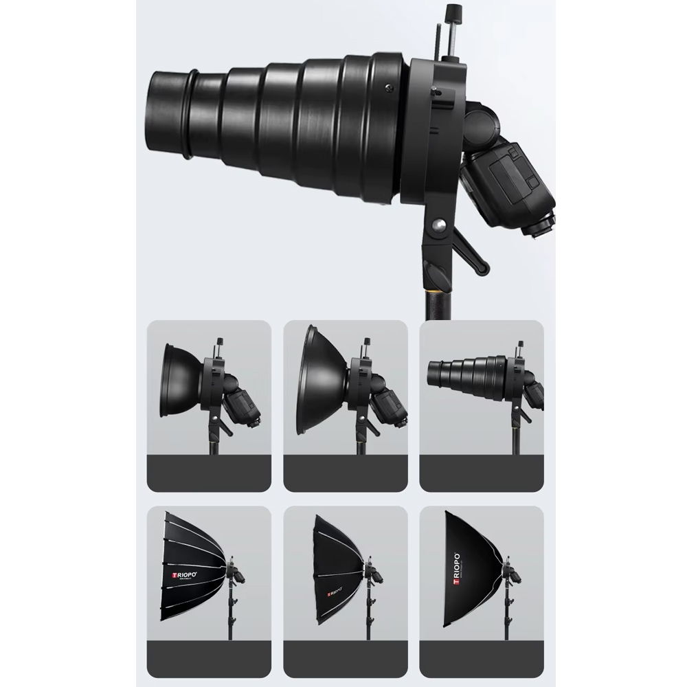 TRIOPO Universal Speedlite Bra - Godox Speedlite Flash avis et prix