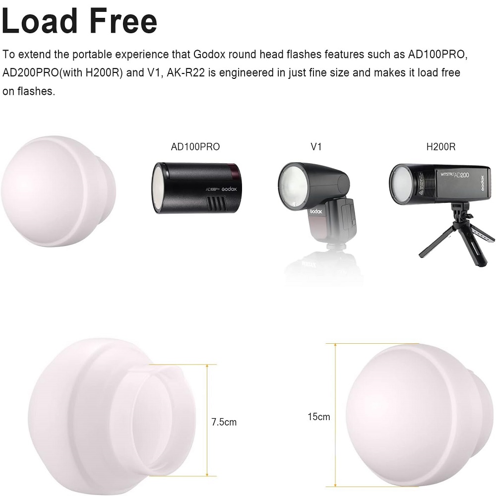 Mcoplus AK-R22 Flash Collapsib - Photography Lighting Kit Godox avis et prix