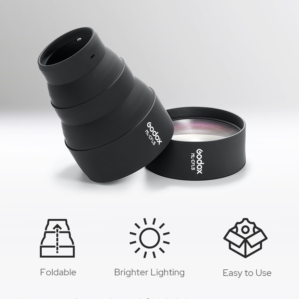 Godox ML-CFL5 Collapsible Fres - Fresnel Lens Attachment avis et prix