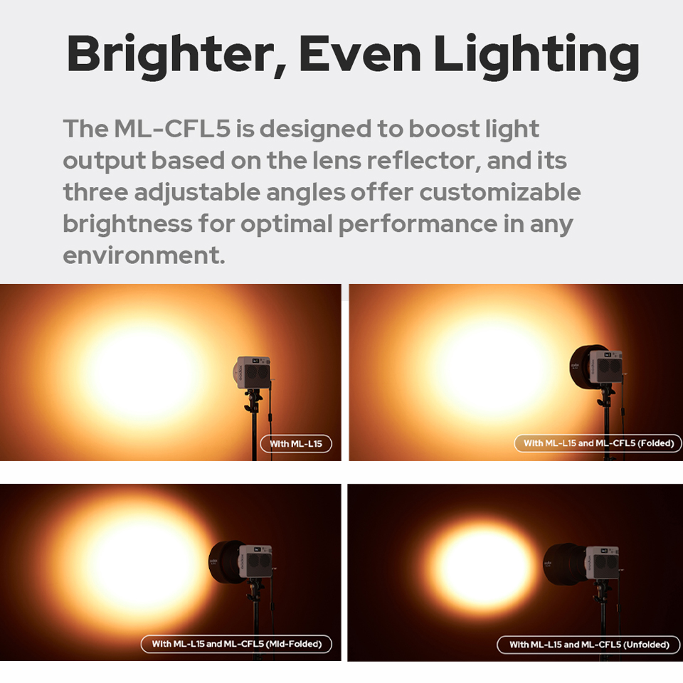 Godox ML-CFL5 Collapsible Fres - Fresnel Lens Attachment avis et prix