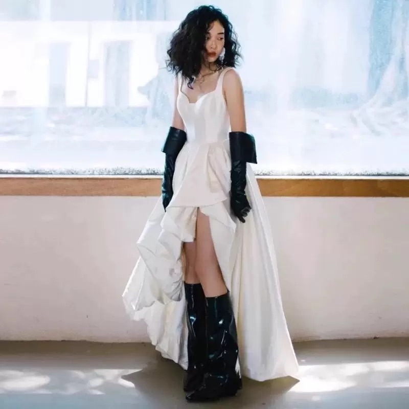 Strap Short Skirt Wedding Dres - Photography Natural Lighting Basics avis et prix