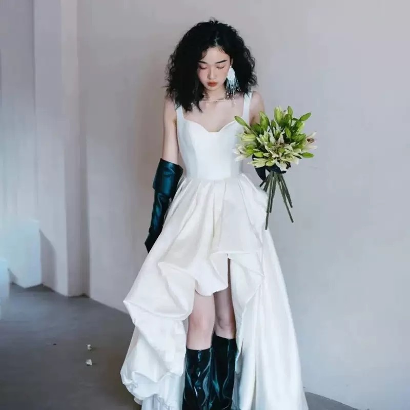 Strap Short Skirt Wedding Dres - Photography Natural Lighting Basics avis et prix