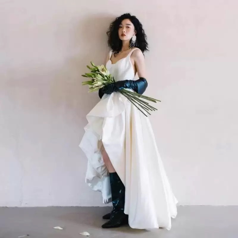 Strap Short Skirt Wedding Dres - Photography Natural Lighting Basics avis et prix
