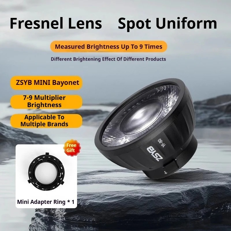 ZSYB YF-80 Fresnel Lens 9 Time - Fresnel Lens Attachment avis et prix