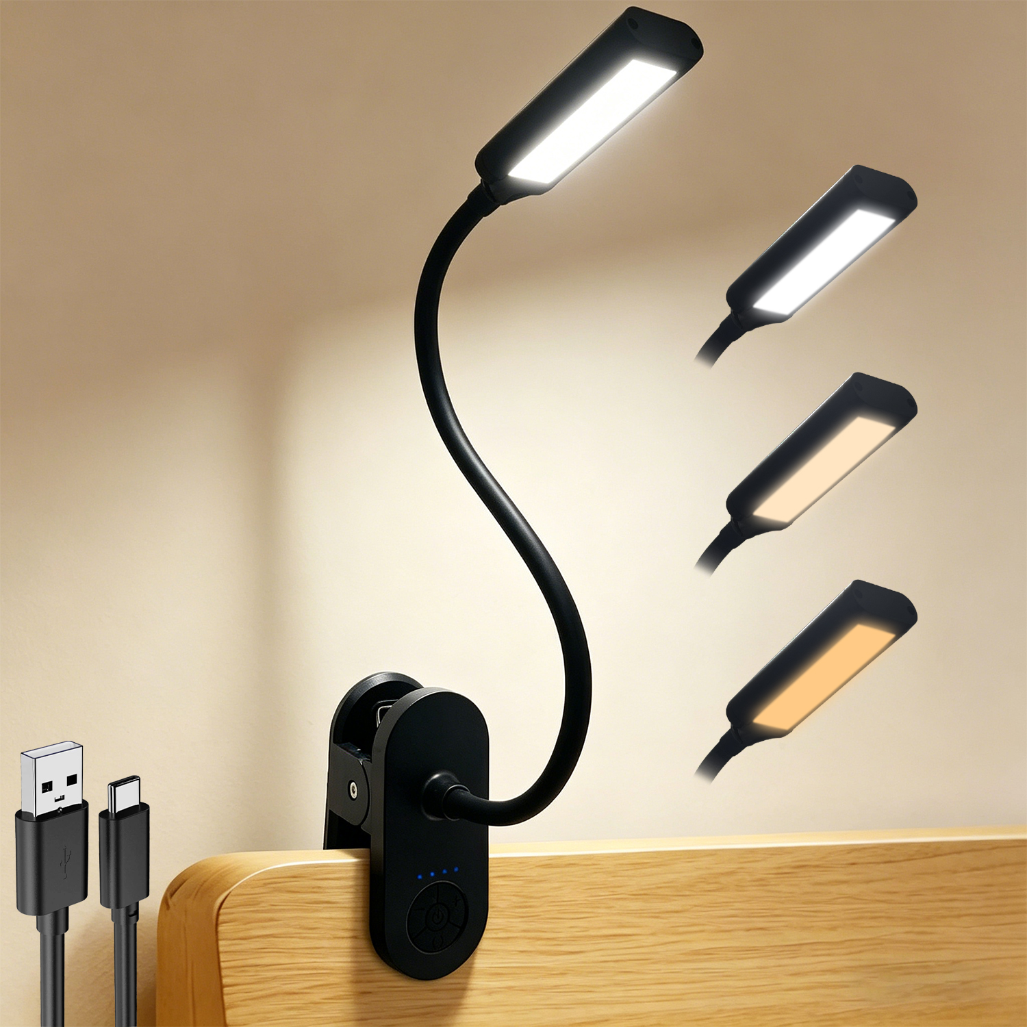 Rechargeable Clip Desk Lamp US - Photography Lighting Book avis et prix