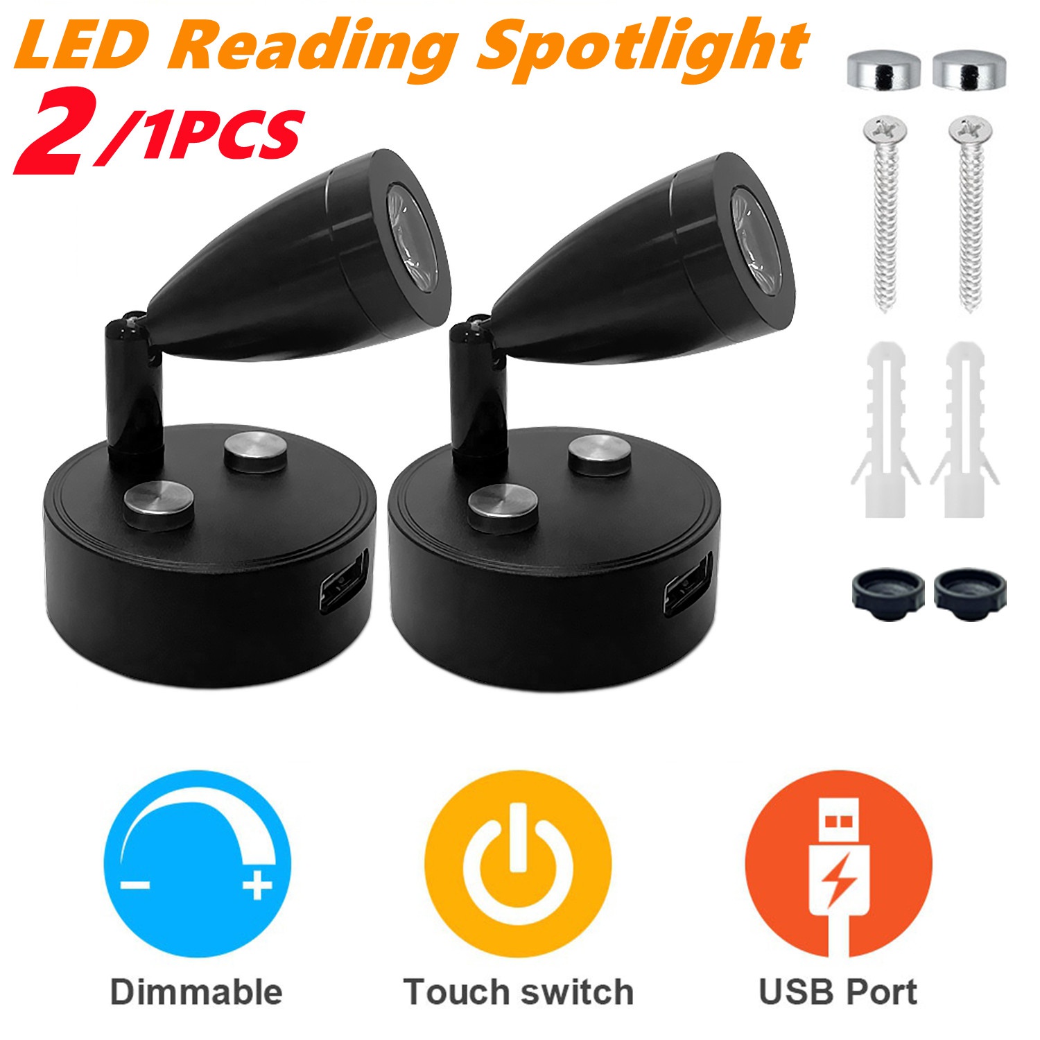 2/1PCS Silver/Black DC 12-24V  - Interior Photography Lighting avis et prix