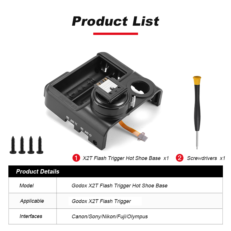 Godox X2T Trigger Hot Shoe XPR - Photography Lighting Kit Godox avis et prix
