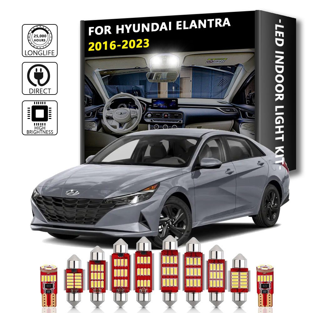 10Pcs For Hyundai Elantra MK6  - Interior Photography Lighting avis et prix