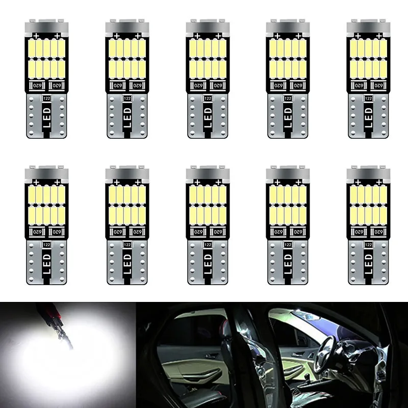 10pcs T10 W5W 194 501 Led Canb - Interior Photography Lighting avis et prix