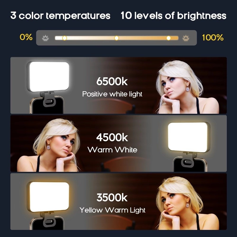 800/1000mAh LED Selfie Light U - Photography Lighting With Flash avis et prix