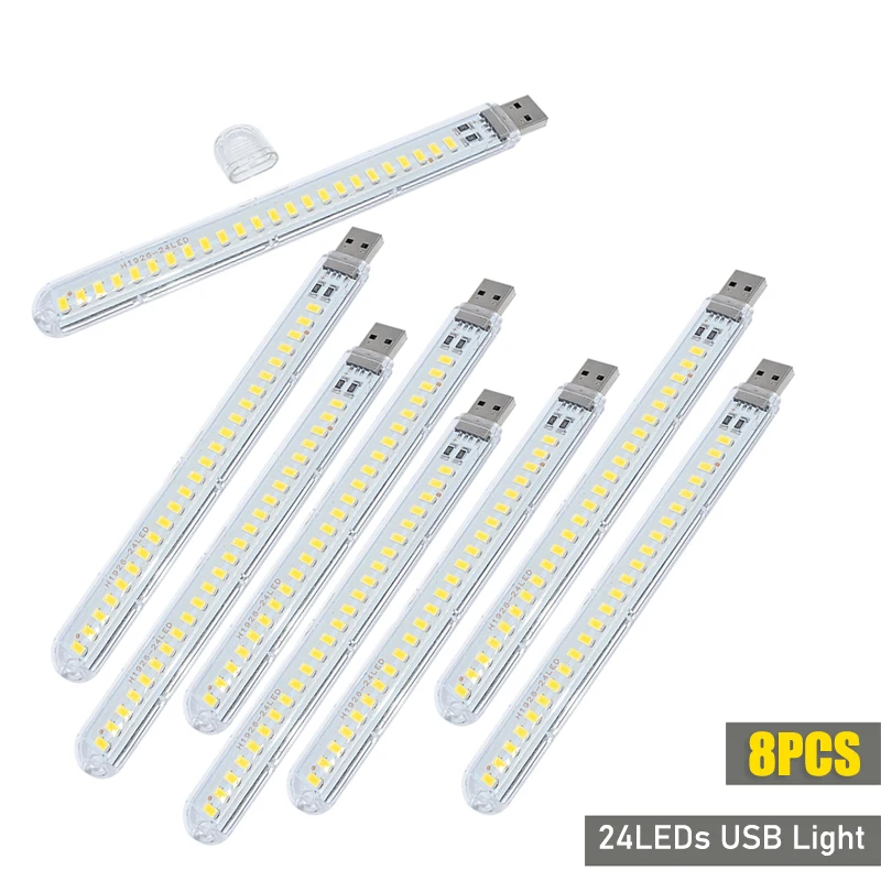 DC5V USB LED Light 24LED 8LED  - Photography Lighting Book avis et prix