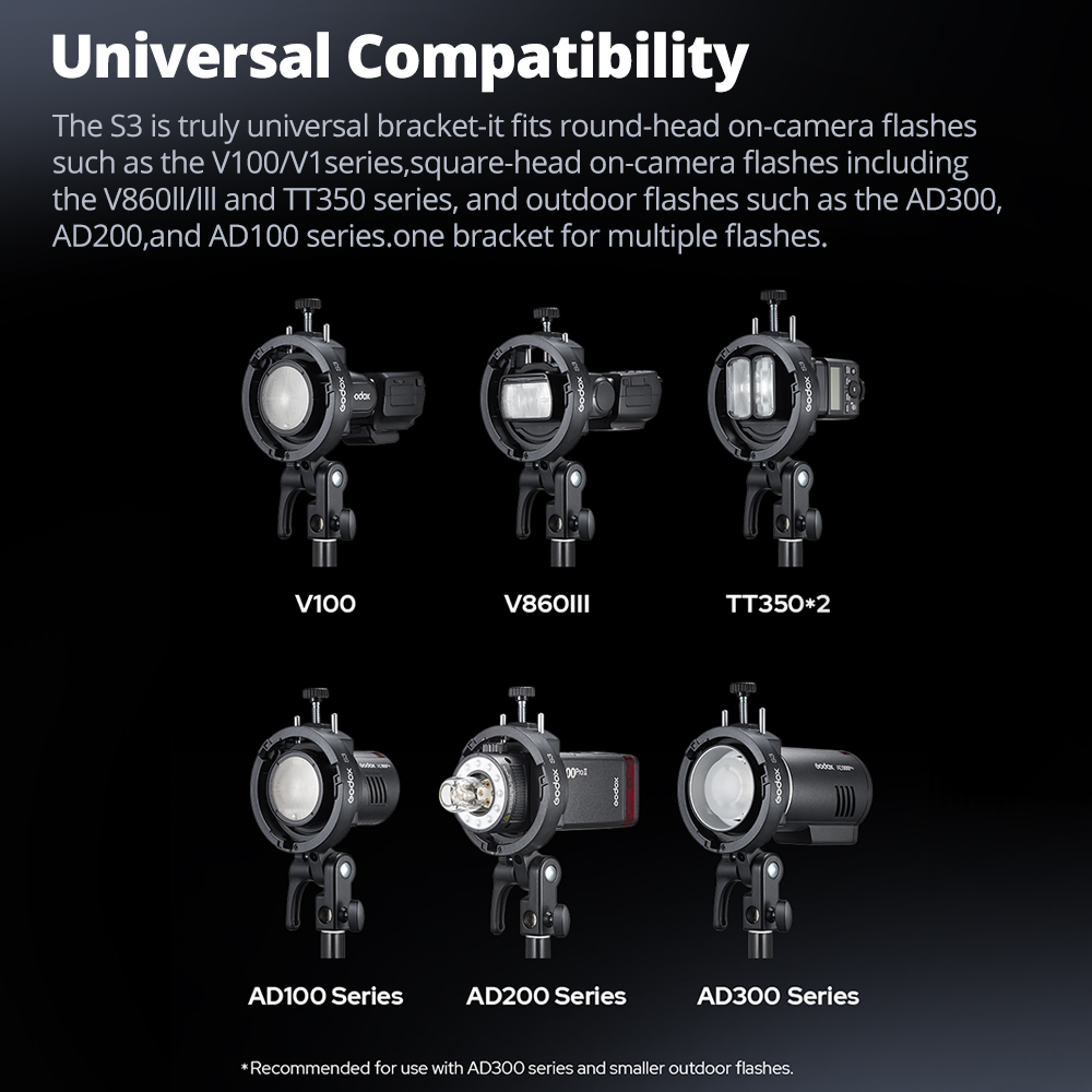 GODOX S3 Flash Bracket Speedli - Godox Speedlite Flash avis et prix