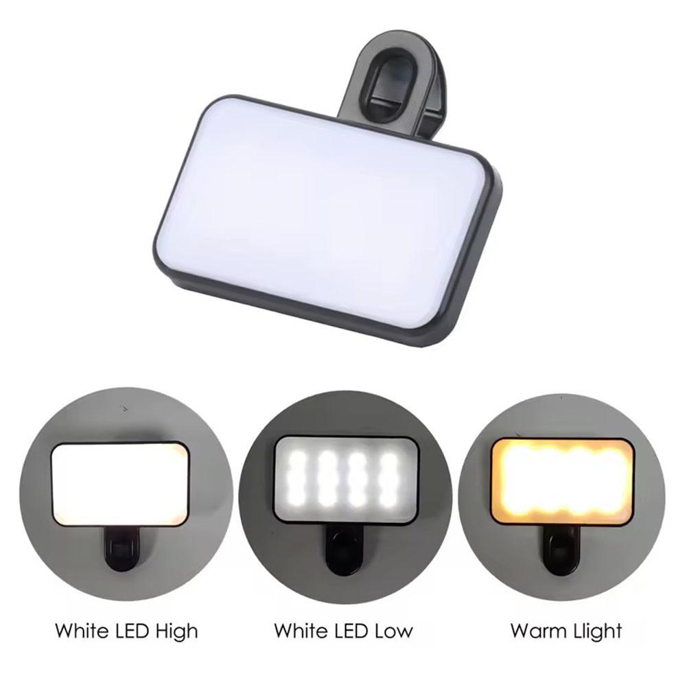 Mini LED Selfie Light 3 Color  - Photography Lighting With Flash avis et prix