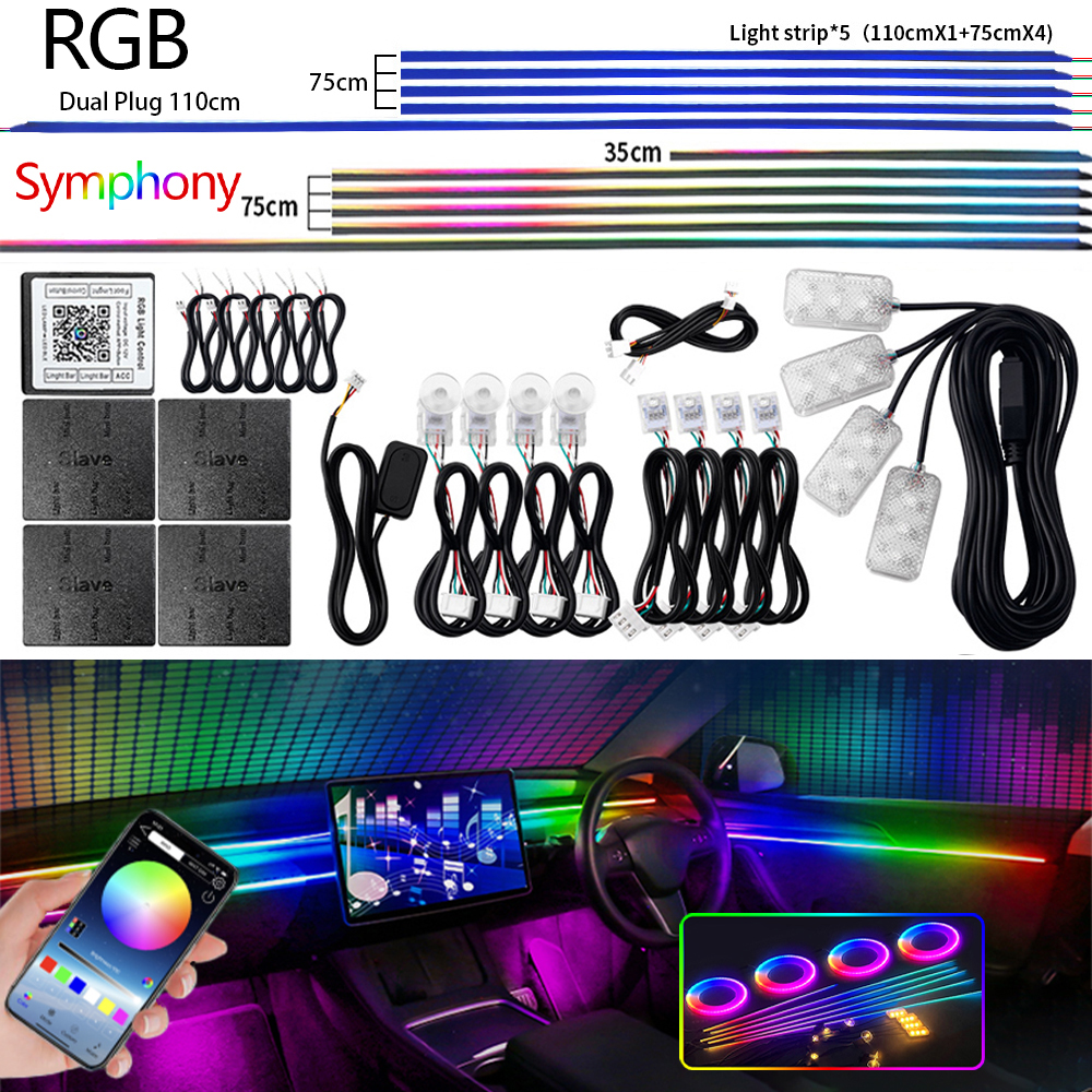Universal Led Car Ambient Ligh - Interior Photography Lighting avis et prix