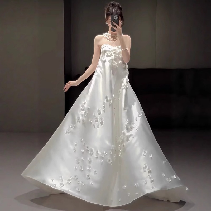 French Strapless Satin Wedding - Photography Natural Lighting Basics avis et prix
