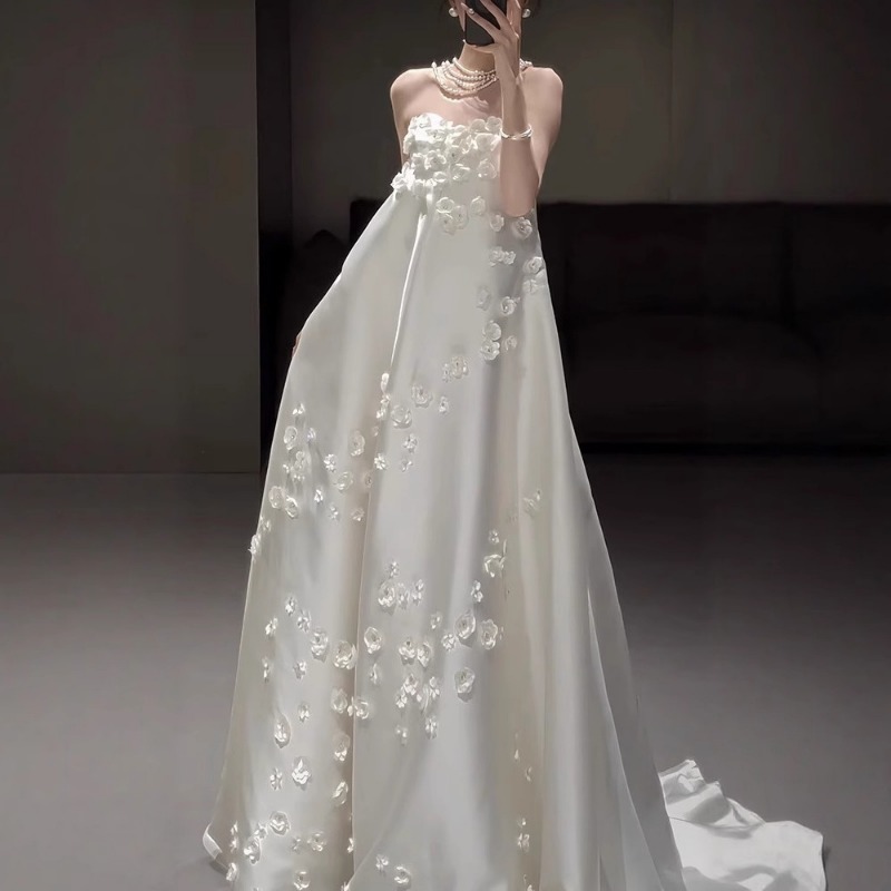 French Strapless Satin Wedding - Photography Natural Lighting Basics avis et prix