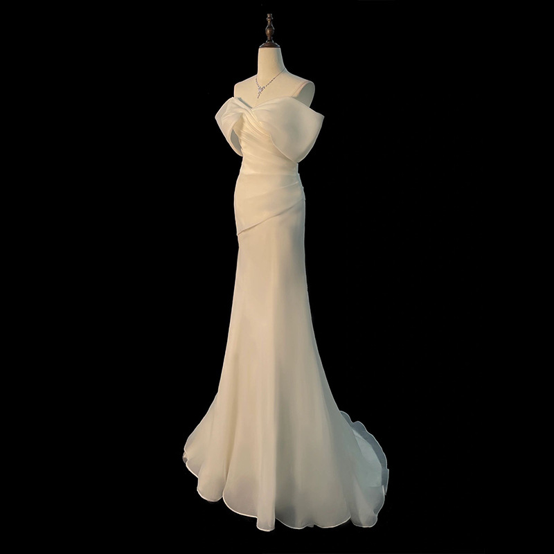 One Shoulder Satin Light Weddi - Photography Natural Lighting Basics avis et prix