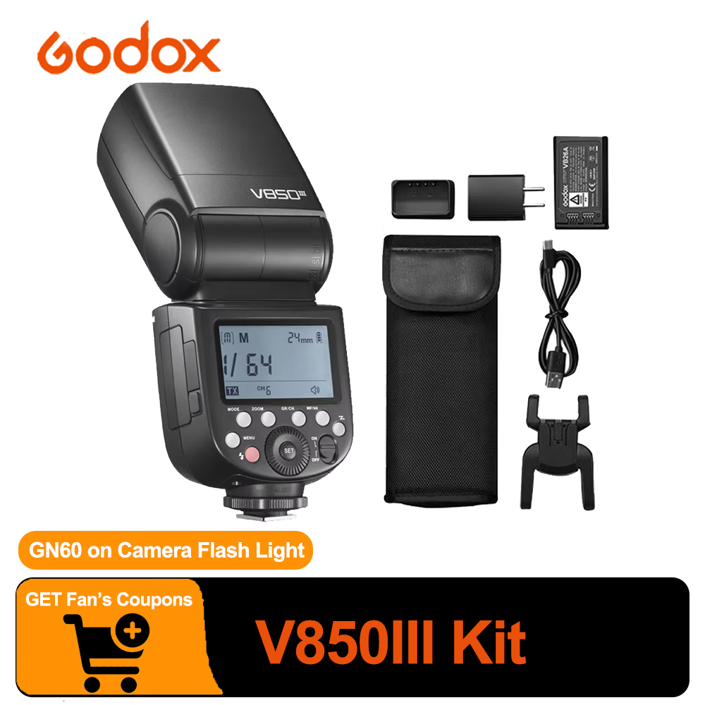 Godox V850III Kit Li-Ion Flash - Photography Lighting Kit Godox avis et prix